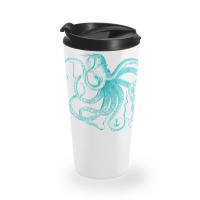 Octopus Cool Vintage Marine Biologist Ocean Sea Life 2 Travel Mug | Artistshot