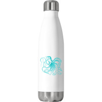 Octopus Cool Vintage Marine Biologist Ocean Sea Life 2 Stainless Steel Water Bottle | Artistshot