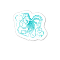 Octopus Cool Vintage Marine Biologist Ocean Sea Life 2 Sticker | Artistshot