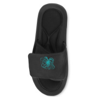 Octopus Cool Vintage Marine Biologist Ocean Sea Life 2 Slide Sandal | Artistshot