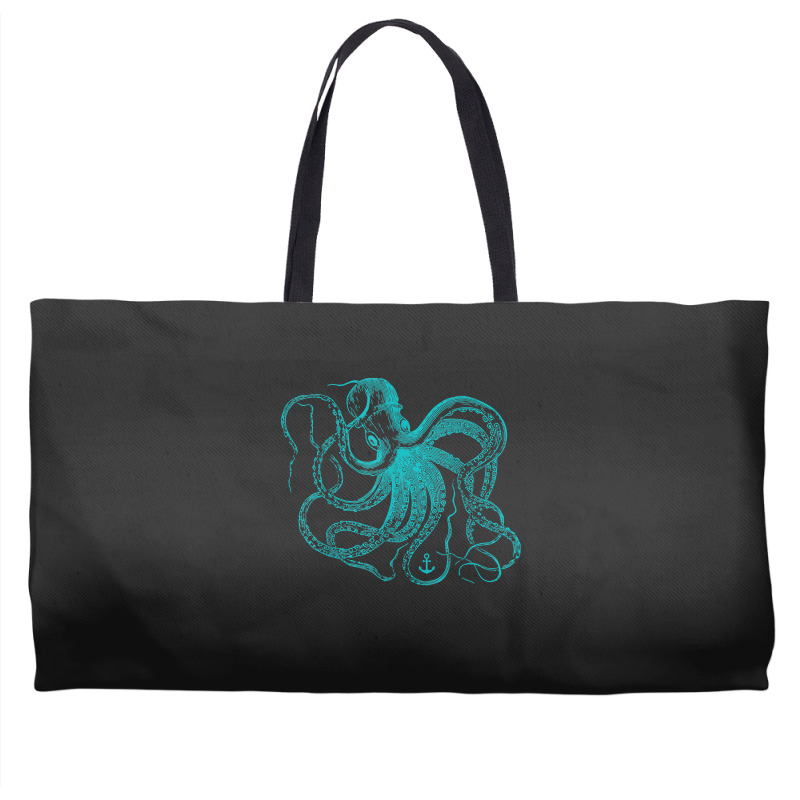 Octopus Cool Vintage Marine Biologist Ocean Sea Life 2 Weekender Totes | Artistshot