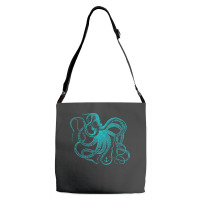 Octopus Cool Vintage Marine Biologist Ocean Sea Life 2 Adjustable Strap Totes | Artistshot