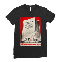 Books Are Weapons In The War Of Ideas Ww2 Propaganda Poster T Shirt Ladies Fitted T-shirt | Artistshot