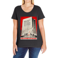 Books Are Weapons In The War Of Ideas Ww2 Propaganda Poster T Shirt Ladies Curvy T-shirt | Artistshot