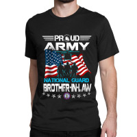 Proud Army National Guard Brother-in-law Veterans Day Mens Classic T-shirt | Artistshot