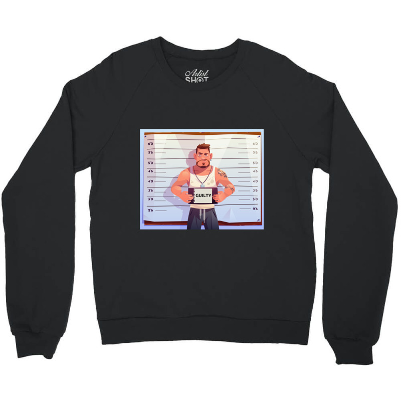 Guantanamo Bay Guilty Crewneck Sweatshirt | Artistshot