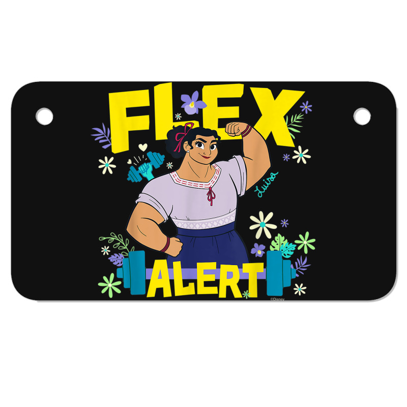 Luisa Madrigal Flex Alert Motorcycle License Plate | Artistshot