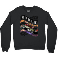 Arcade Fire Discography Crewneck Sweatshirt | Artistshot