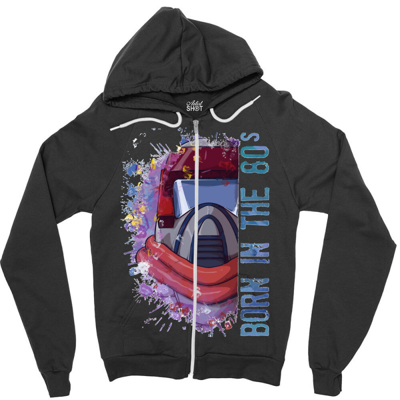 Matt Trakker Mask Founder Born In The Eighties Classic Zipper Hoodie | Artistshot