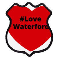 Love Waterford, Hashtag Heart, Love Waterford 2 Shield Patch | Artistshot