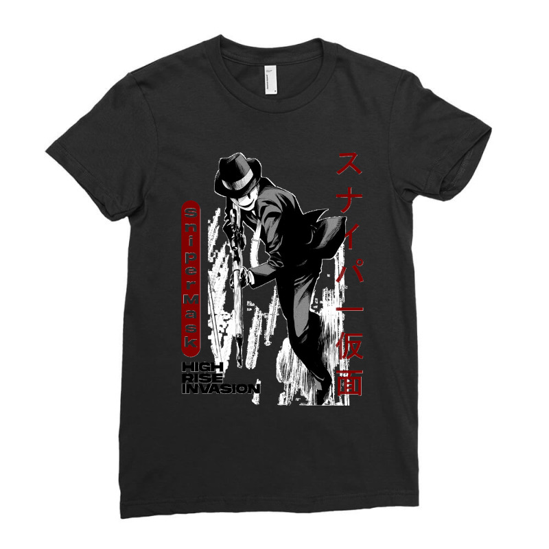 High Rise Invasion Sniper Mask Classic Ladies Fitted T-Shirt by cm-arts | Artistshot