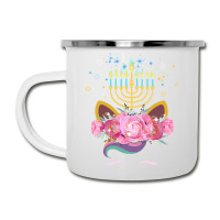 Cute Unicorn Face Hanukkah Gift T  Shirt Unicorn Face Hanukkah Funny H Camper Cup | Artistshot