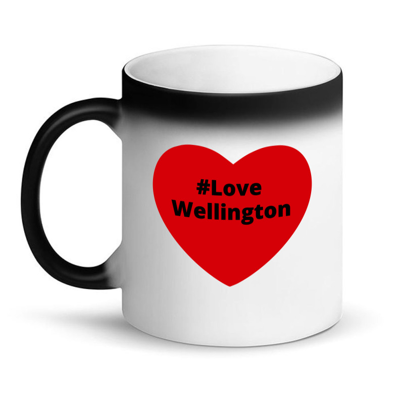 Love Wellington, Hashtag Heart, Love Wellington 2 Magic Mug | Artistshot