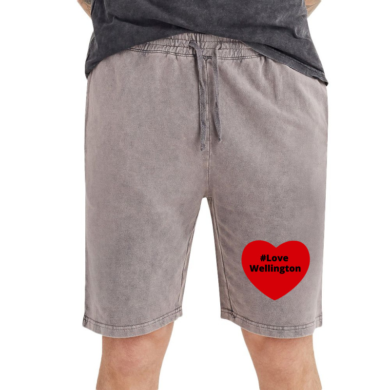 Love Wellington, Hashtag Heart, Love Wellington 2 Vintage Short | Artistshot