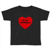 Love Wellington, Hashtag Heart, Love Wellington 2 Toddler T-shirt | Artistshot