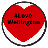 Love Wellington, Hashtag Heart, Love Wellington 2 Round Patch | Artistshot