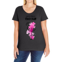 Party Like A Flock Star! Ladies Curvy T-shirt | Artistshot