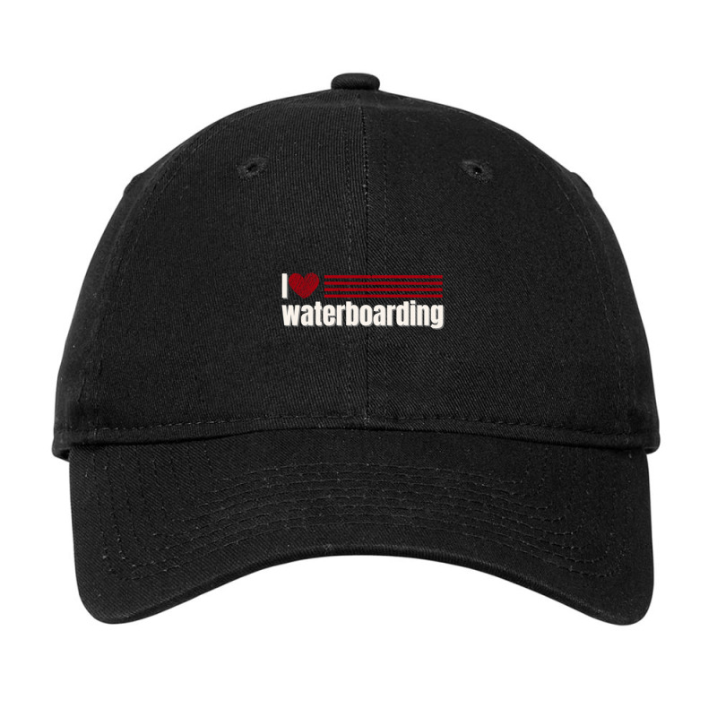 Ich Liebe Waterboarding Adjustable Cap | Artistshot