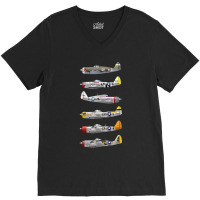 Republic P-47 Thunderbolt The Jug P47 V-neck Tee | Artistshot