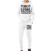 Finally Legal Hoodie & Jogger Set | Artistshot