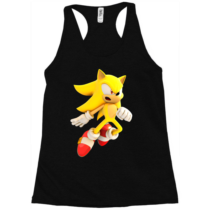 Yellow Hedgehog Jumps Aside Racerback Tank by KennethADavis | Artistshot