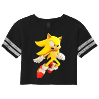 Yellow Hedgehog Jumps Aside Scorecard Crop Tee | Artistshot