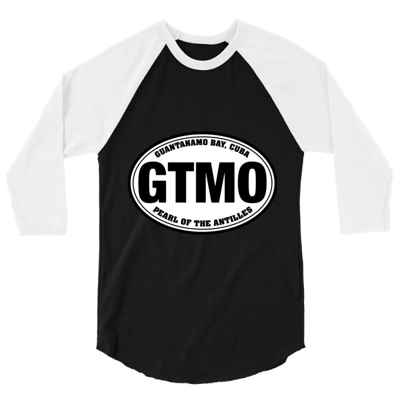 Retro Guantanamo Bay Waterboarding 3/4 Sleeve Shirt | Artistshot