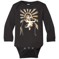 Patron Saint Of The Strange & Unusual Long Sleeve Baby Bodysuit | Artistshot