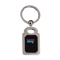 Cool Phlebotomy Squad With Syringe Phlebotomist Apparel Silver Rectangle Keychain | Artistshot