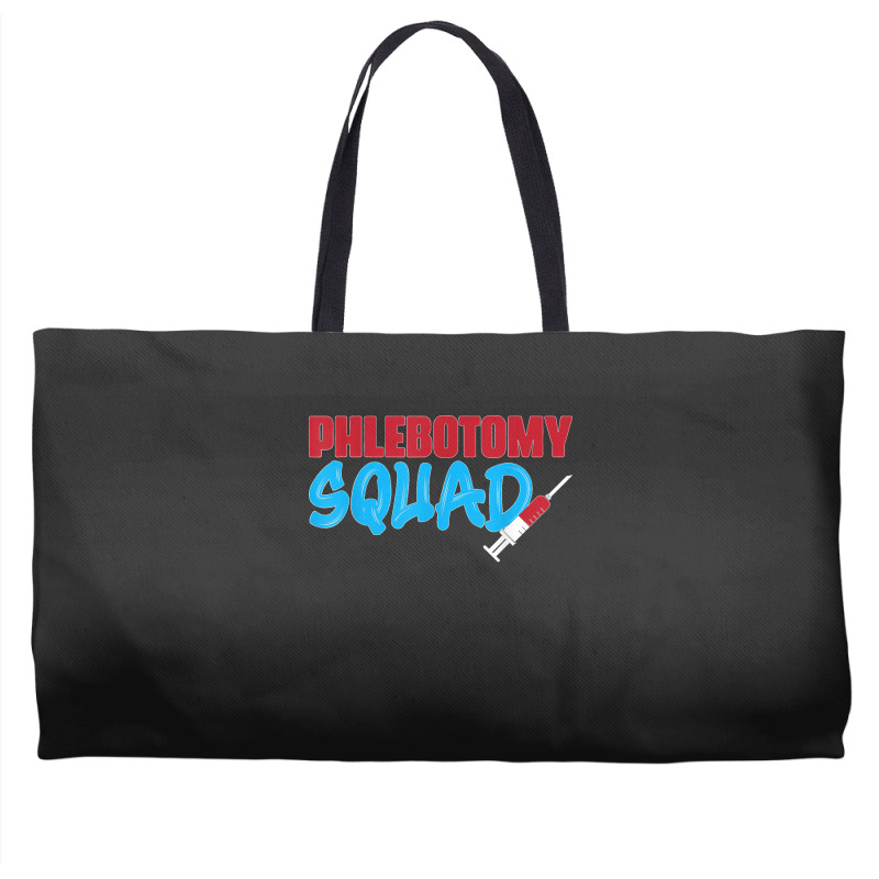 Cool Phlebotomy Squad With Syringe Phlebotomist Apparel Weekender Totes | Artistshot