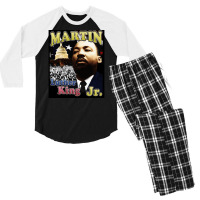 Martin Luther King, Martin Luther King Jr, Martin, Luther King, Martin Men's 3/4 Sleeve Pajama Set | Artistshot