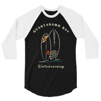 Waterboarding In Guantanamo Bay 3/4 Sleeve Shirt | Artistshot