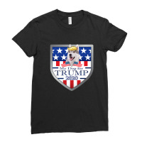 My Siberian Husky For Trump Ladies Fitted T-shirt | Artistshot