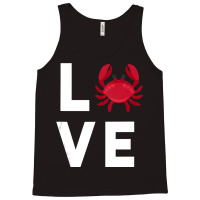 I Love Crabs Cute Crab Lover Crustacean Seafood Crab Tank Top | Artistshot