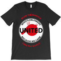 Whistleblower United Badge T-shirt | Artistshot