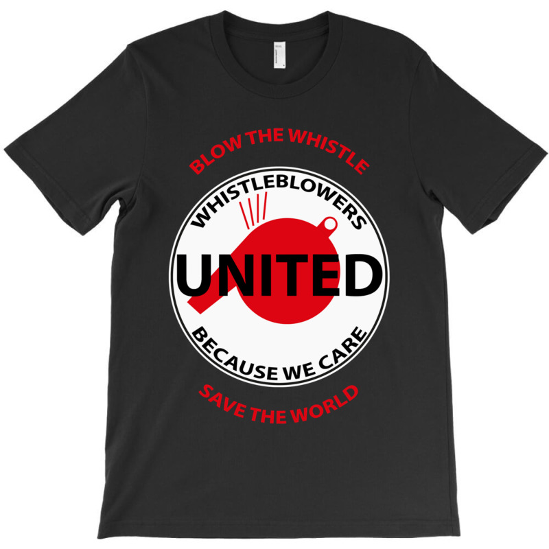 Whistleblower United Badge T-shirt | Artistshot