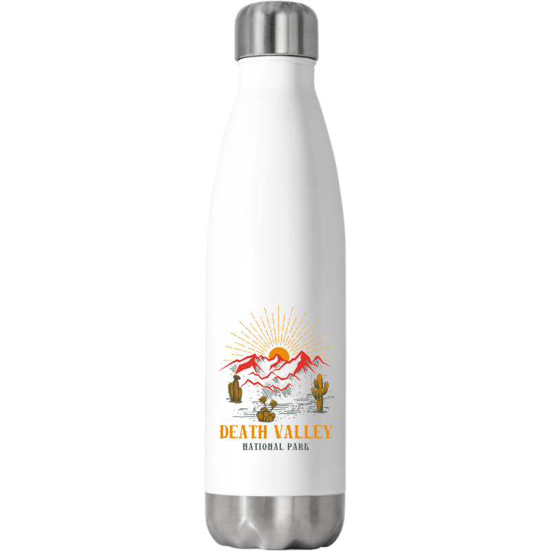 Death Valley National Park Novelty Graphic Design Sweat Stainless Steel Water Bottle | Artistshot