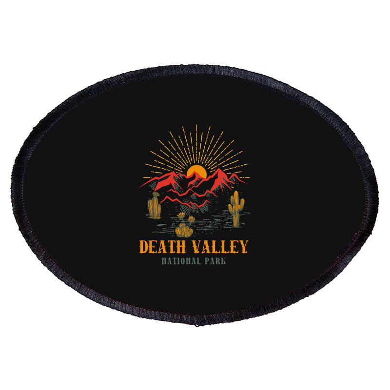 Death Valley National Park Novelty Graphic Design Sweat Oval Patch | Artistshot