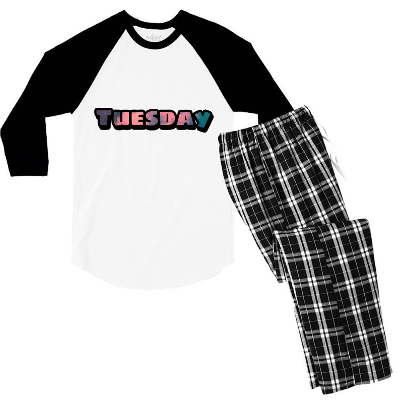 Tuesday Art By Rhafizt Men's 3/4 Sleeve Pajama Set by rhafizt | Artistshot