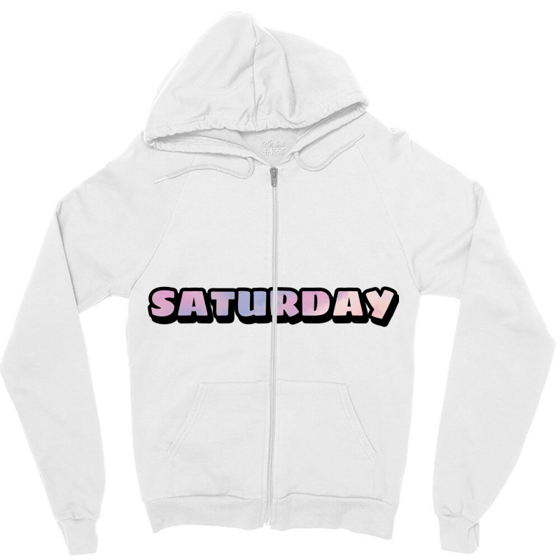 Saturday Art By Rhafizt Zipper Hoodie by rhafizt | Artistshot