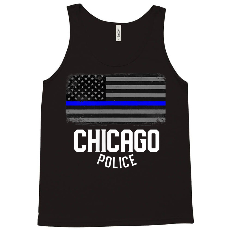 City Of Chicago Police Officer Illinois Policeman Tank Top | Artistshot