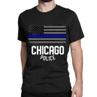 City Of Chicago Police Officer Illinois Policeman Classic T-shirt | Artistshot