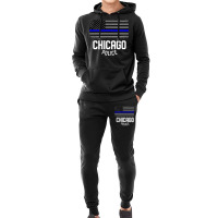 City Of Chicago Police Officer Illinois Policeman Hoodie & Jogger Set | Artistshot