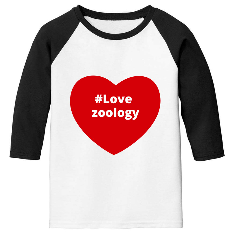 Love Zoology, Hashtag Heart, Zoology Youth 3/4 Sleeve by chillinxs | Artistshot