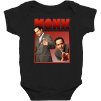 Monk, Monk Homage, Monk Ish Adult, Monk Vintage, Monk Homage Vintage,  Baby Bodysuit | Artistshot