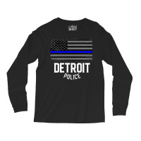 City Of Detroit Police Officer Michigan Policeman Long Sleeve Shirts | Artistshot