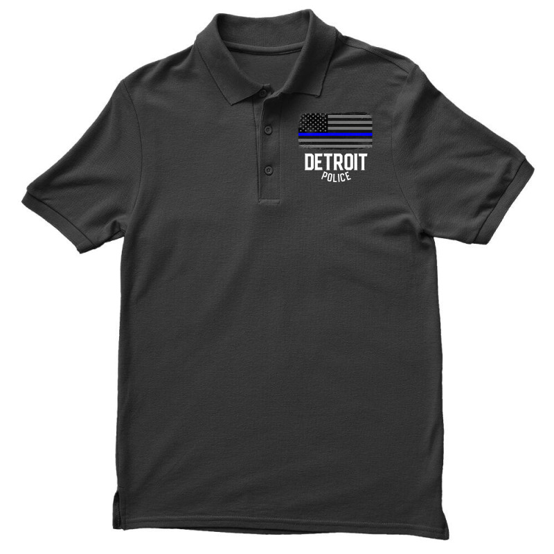 City Of Detroit Police Officer Michigan Policeman Men's Polo Shirt | Artistshot