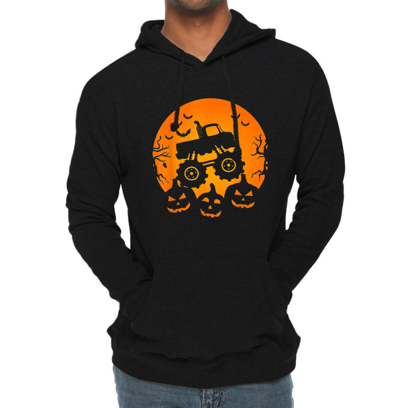 Monster Truck Halloween Shirt Lightweight Hoodie | Artistshot