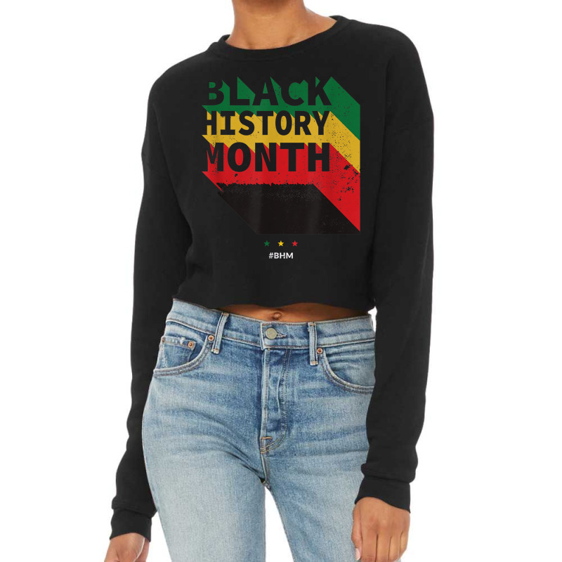 Black History Month  For Africa Lovers Music Vintage Retro Cropped Sweater by TyrellDesign | Artistshot