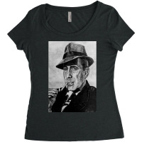 Cartoon Character James Cagney Men Women Women's Triblend Scoop T-shirt | Artistshot